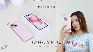 iPhone 15 Pink: Unboxing & Accessories