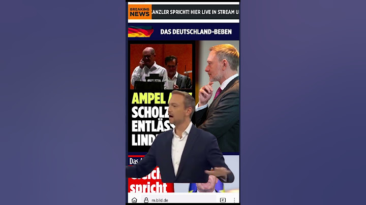 Ampel aus - Scholz entlässt Lindner - Lindner ohne Arbeitsplatz