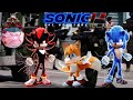 Sonic the hedgehog movie 4 2026 clip 310 sonic vs shadow and tails and gun backfan made scene