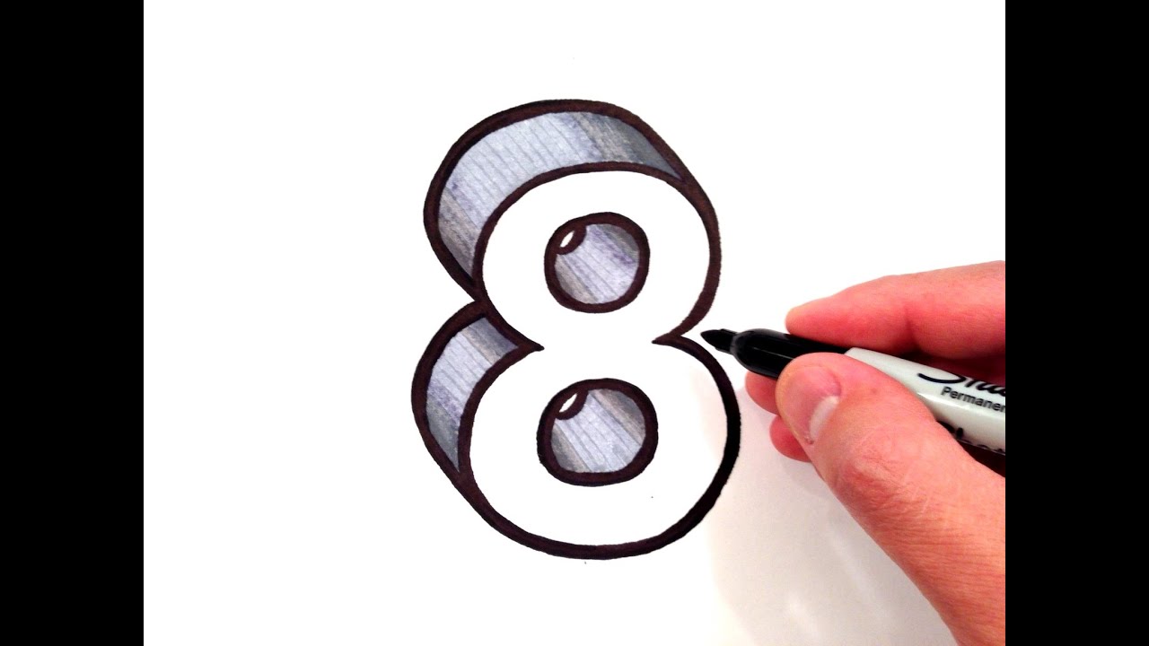 Numbers 3d Draw