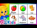 Flashcards abc pour les toutpetits  premiers mots pour bbs et alphabets abcd pour enfants par rv appstudios