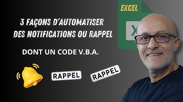 🚨 Notifications EXCEL VBA | Tu Vas Adorer Ce Hack !