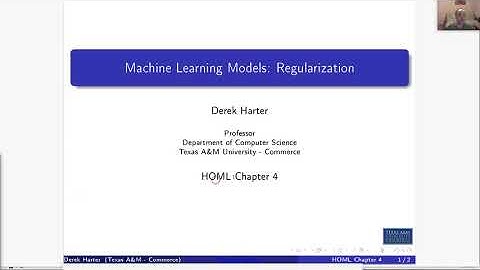 CSci 574 Machine Learning : U06-2 Regularization of Machine Learning Models