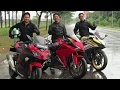 DRAG TEST 400m: R25 vs CBR250RR vs New Ninja. SIAPA PEMENANGNYA?