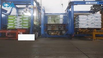 Hệ thống Robot Palletizer - ROBOT GẮP XẾP BAO LÊN PALLET - NHÀ MÁY SX THỨC ĂN CHĂN NUÔI