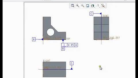 Creo Geometrical Dimension Tolerance