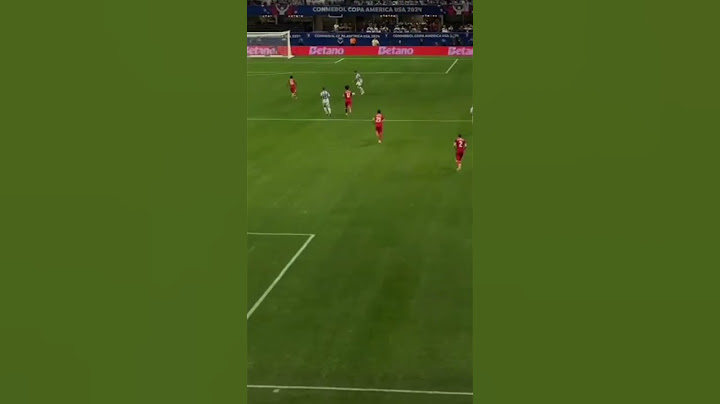 Jugada completa 2do gol Argentina vs Canadá