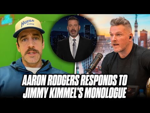 Aaron Rodgers Issues Response To Jimmy Kimmel's Monologue About Him | Pat McAfee Show