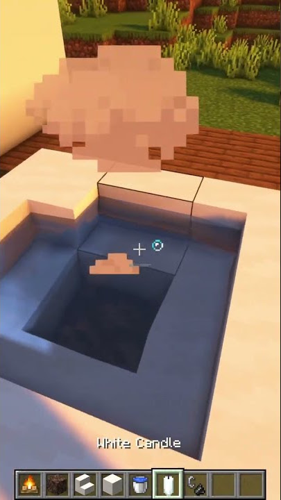 Minecraft: How to build a Hot Tub🛁