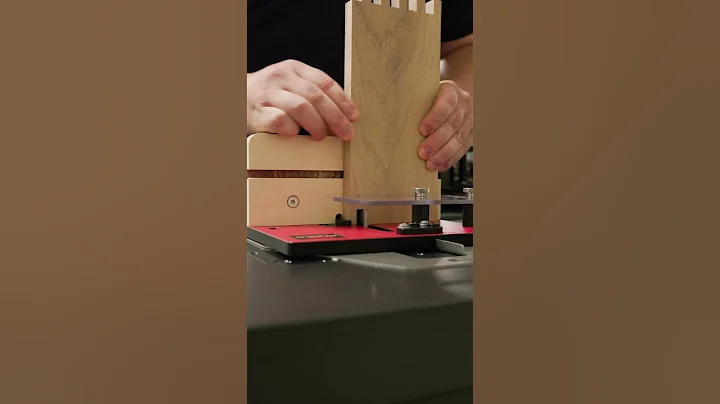 Can you make a Box Joint Jig smoother than this? #woodworking #diy #construction