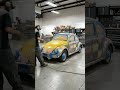 From rusty barn find to Sunflower Yellow perfection! Witness the ultimate classic VW #automobile