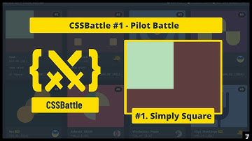 CSS Battle - Simply Square | Target #1 | CSS Challenge
