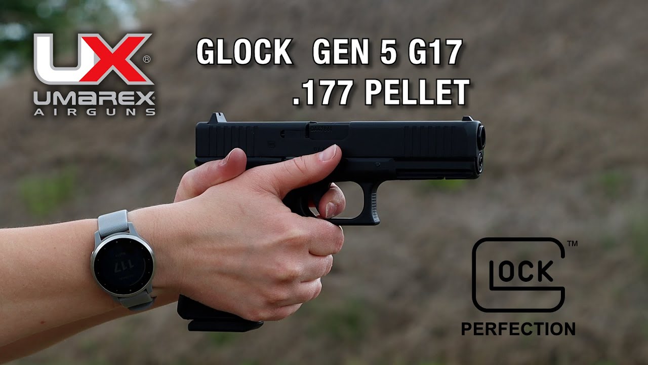 GLOCK G17 GEN5 .177 Pellet Blowback CO2 Airgun Pistol Review 