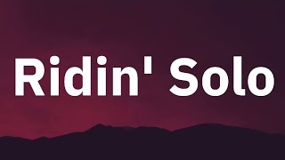 Jason Derulo - Ridin' Solo ( Lyrics )