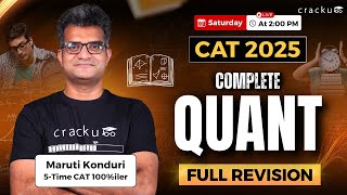 CAT 2025 Quant Full Syllabus Revision | Complete CAT Quant Recap with Maruti Sir & Sayali Ma’am screenshot 2