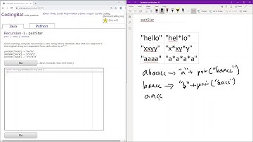 Recursion - 1 (pairStar) Java Solution || Codingbat.com