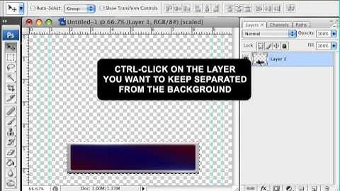 PS: Layer Transparency to Alpha Channel