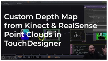 Custom Depth Map from Kinect & RealSense Point Clouds in TouchDesigner - TouchDesigner Tutorial 077