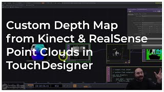 Custom Depth Map from Kinect & RealSense Point Clouds in TouchDesigner  Tutorial