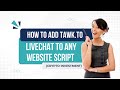 How To Add Tawk To Live Chat To Any Website Script Crypto Investment How To Add Tawk To Live Chat To Any Website Script Crypto Investment