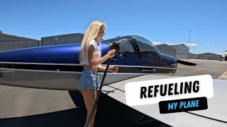 How I Refuel My Light Sport Aircraft RV-12⛽️🛩️