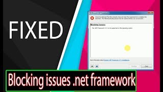 Fixed Blocking issues .NET Framework 4.7