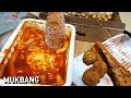 리얼먹방:) 다이어트 포기하셈★신전떡볶이&명랑핫도그★꿀조합ㅣSuper spicy Tteokbokki&Corn dogㅣ辛いトッポッキㅣMUKBANGㅣEATING SHOW