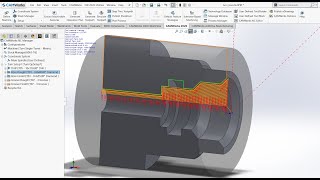 CAMWorks Turning Tutorial - 6 ID Boring Operation