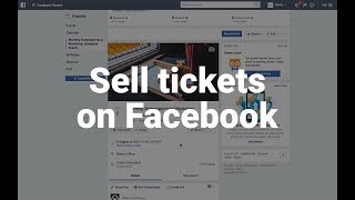 How to sell tickets on Facebook | Billetto