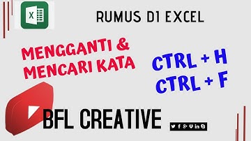 MENGGANTI & MENCARI KATA DI EXCEL OTOMATIS | replace dan find di excel | Tips EXCEL