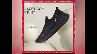 2721=Rs 43$ Li-Ning Men's SOFT GO 2 KNIT Slip-on Casual Walking Shoes Cushion Comfy link in Discrip screenshot 5