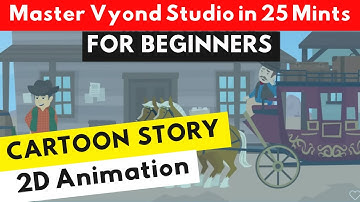Vyond Animation Learn 2D Animation in Hindi | Create Cartoon Animation I Kids Video