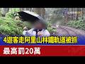 4遊客走阿里山林鐵軌道被抓 最高罰20萬