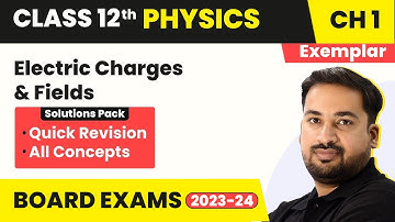 Electric Charges & Fields All Concepts | Class 12 Physics NCERT Exemplar Chapter 1