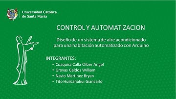 diseño de un sistema de aire acondicionado programado por Arduino