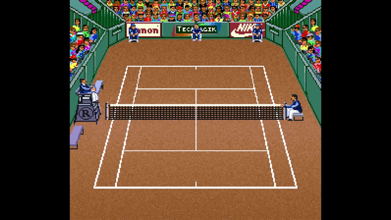 Игры на 11 игроков. Игра Andre Agassi Tennis. Andre Agassi Tennis. Super Nintendo. 2д игра теннис. Игра про теннис сега Денди.