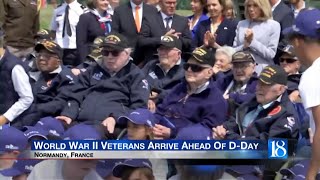 World War II Veterans Arrive Ahead Of DDay