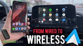Mini 2-in-1 CarPlay & Android Auto Dongle – Draadloze CarPlay En Android Auto Verbinding Metalen Behuizing