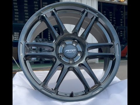 MID RMP RACING R26 18インチ DEEP TITAN SILVER - YouTube