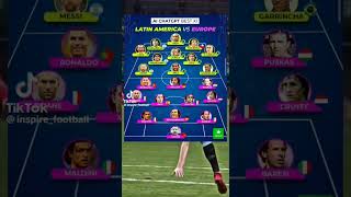 Latin America Xi Vs Europe Xi