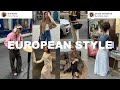 Recreating cool euro girl outfits springsummer outfit inspo