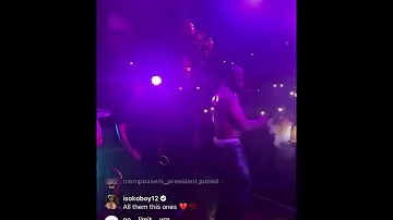 Black Sherif performing Second Sermon Remix with Burna Boy in UK 🇬🇧 ❤️🌎