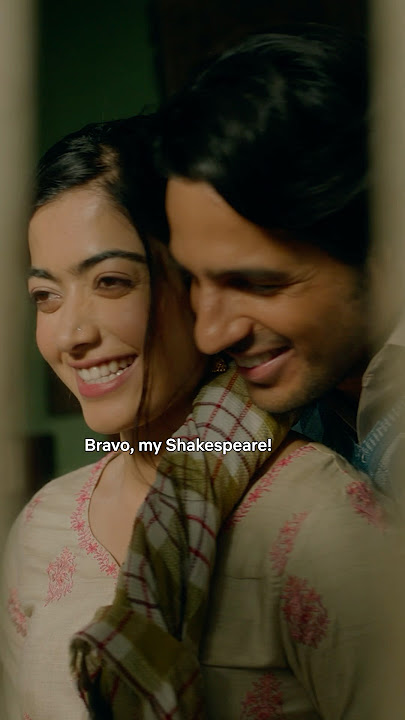 ⁠Rashmika Mandanna’s MOST ADORABLE Romance With Sidharth Malhotra 😭❤️ #MissionMajnu
