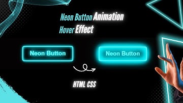 Glowing Neon Light Button Animation Effects on Hover | CSS Snake Border with source code|#neon