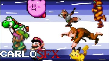 Super Smash Bros 64 Intro : RETRO Version Snes