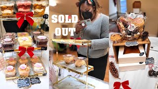 What I Baked To SELL OUT @ Christmas PopUp Shop! | Small Business  | A Day in the Life Vlogmas