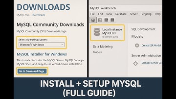 Install #MySQL Server, Workbench & Shell on #windows11 | Full Setup (2025)