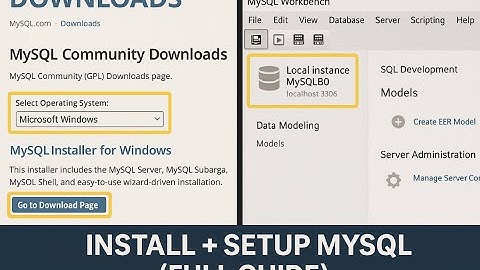 Install #MySQL Server, Workbench & Shell on #windows11 | Full Setup (2025)