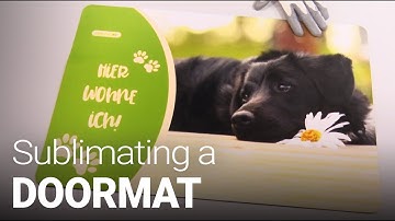 How to sublimate doormats using the PTS-800