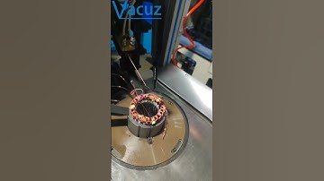Vacuz Double Sides Automatic Induction Motor Table Fan Stator Coil Wire Lacing Binding Machine Price